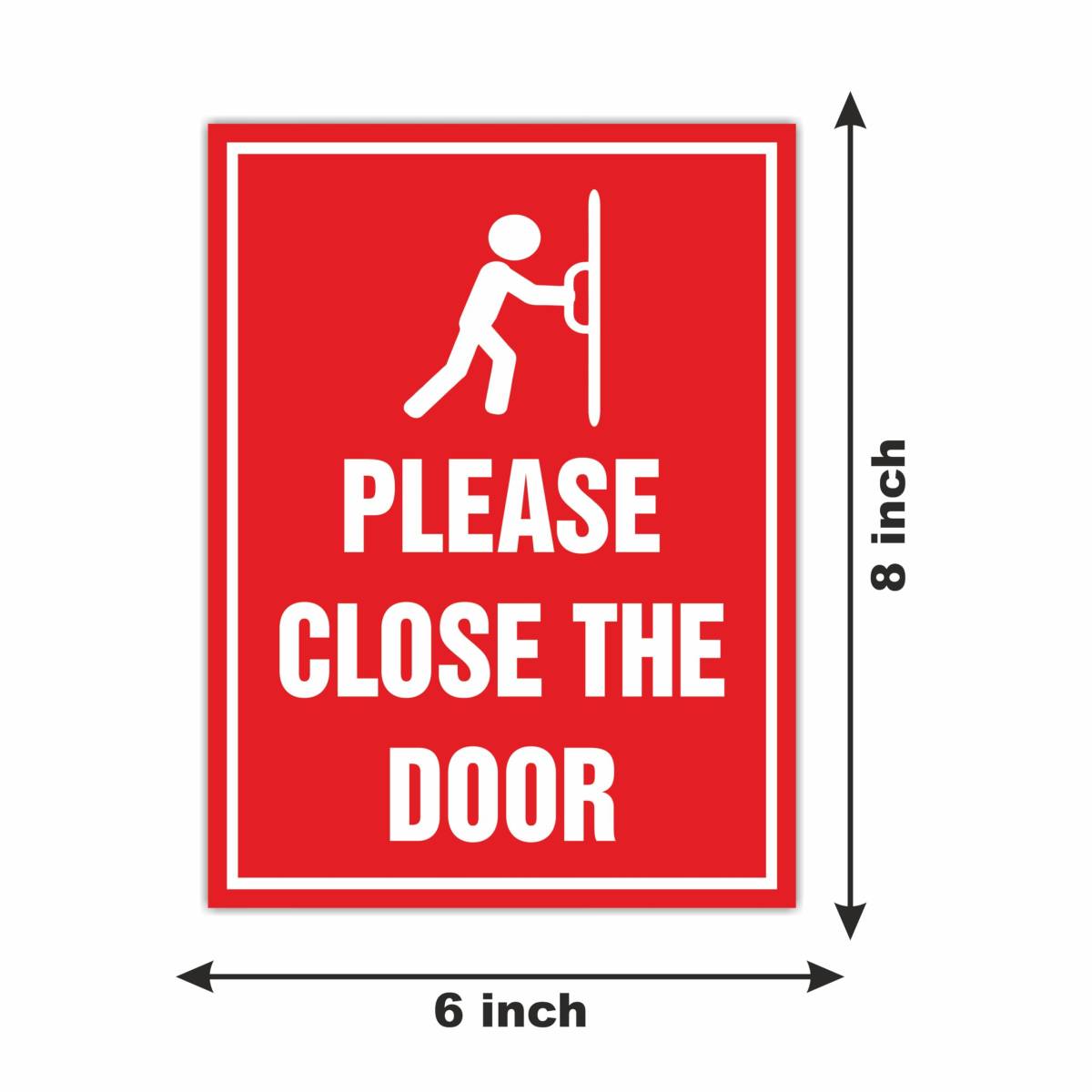 Highfive Please Close the Door - Sticker (Pack of 4)