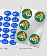 Own Round Sticker Sheet Print