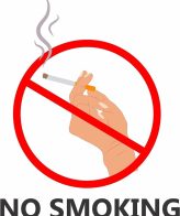 No Smoking Self adhesive stickers (Pack of 1)