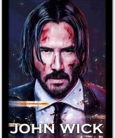 Highfive John Wick Wall Poster with photo Frame