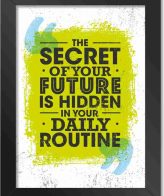 Motivational/Funny Quote Inspirational Religious poster with Photo Frame for Wall, Home Office, Gym Study Room livingroom Bedroom Decoration (11 inch  X 8 inch)