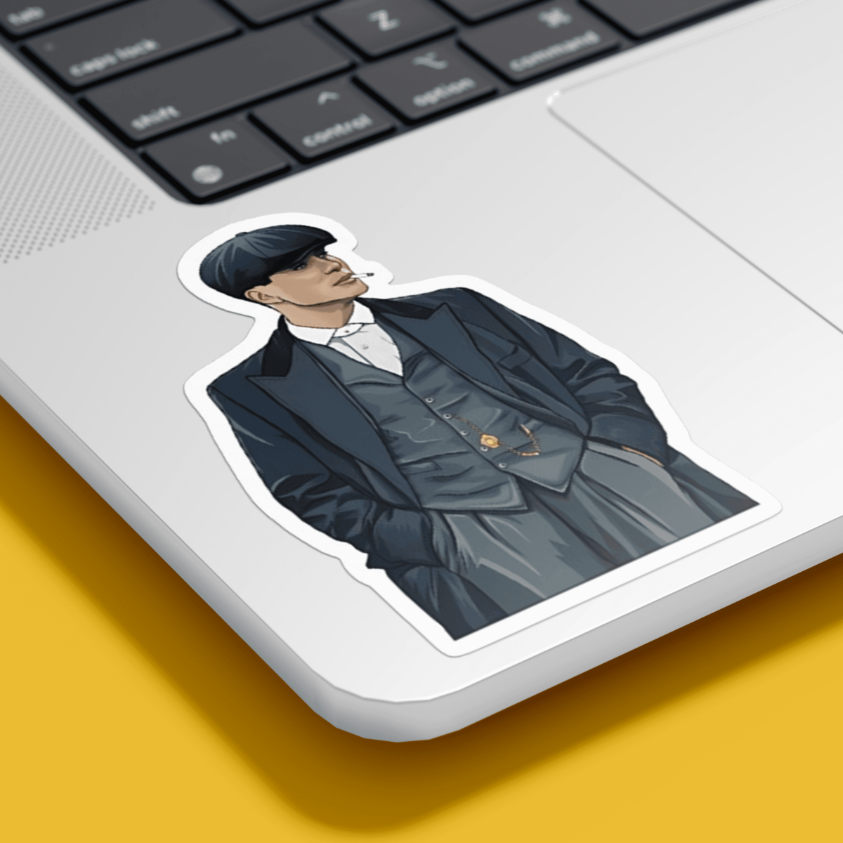 Highfive 3x3 inches Thomas Shelby Sticker self adhesive - Image 2