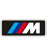Highfive 3x3 inches BMW M Sticker self adhesive