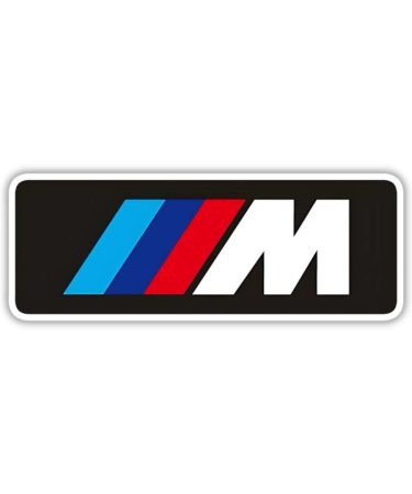 Highfive 3x3 inches BMW M Sticker self adhesive