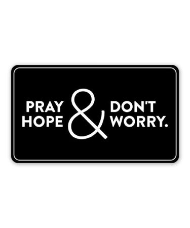 Highfive Pray Hope Car Sticker self adhesive