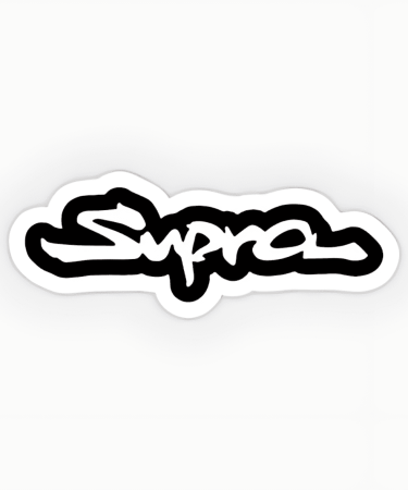 Highfive 3x3 inches Supra Sticker Self adhesive