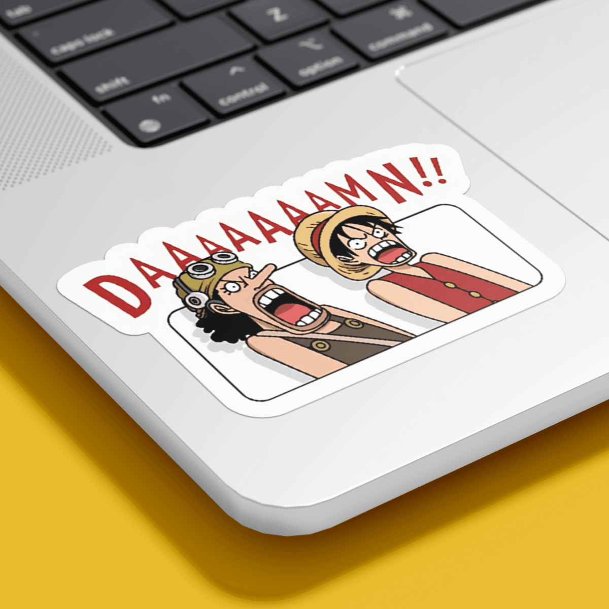 Highfive 3x3 inches Daaamn Sticker self adhesive - Image 2