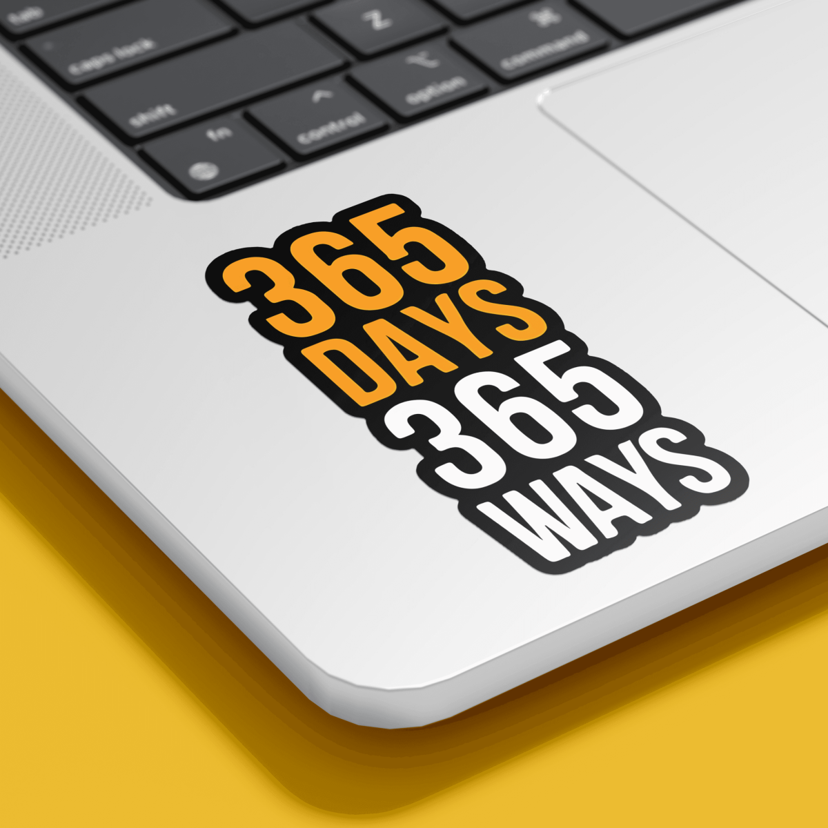Highfive 3x3 inches 365 Days 365 Ways Sticker self adhesive - Image 2