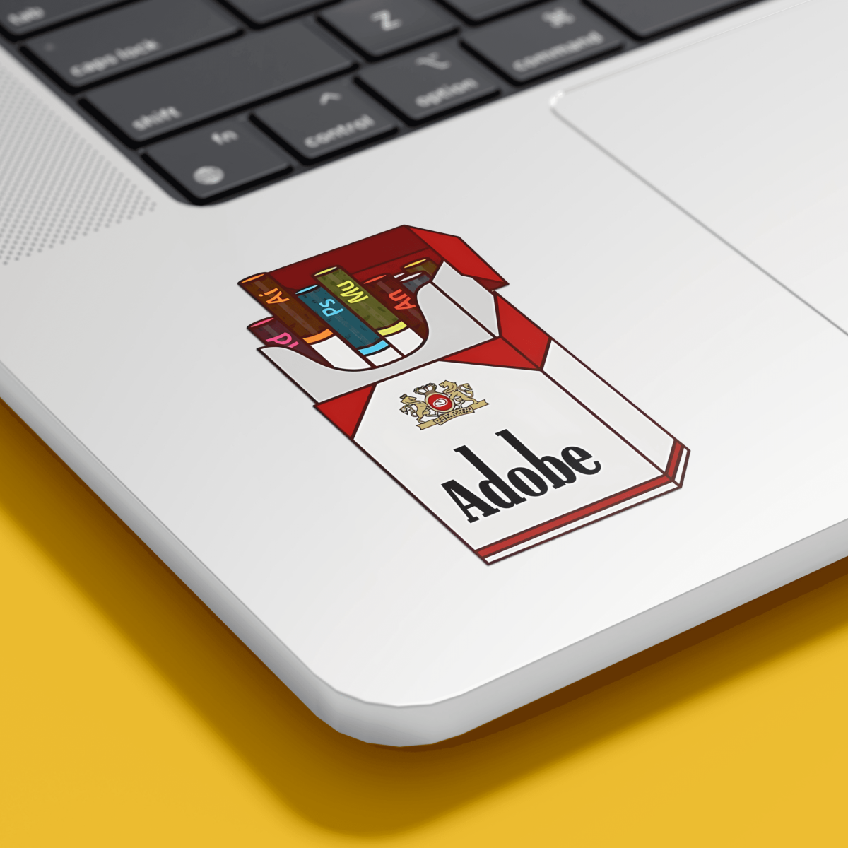 Highfive 3x3 inches Adobe cigarette Sticker Self adhesive - Image 2
