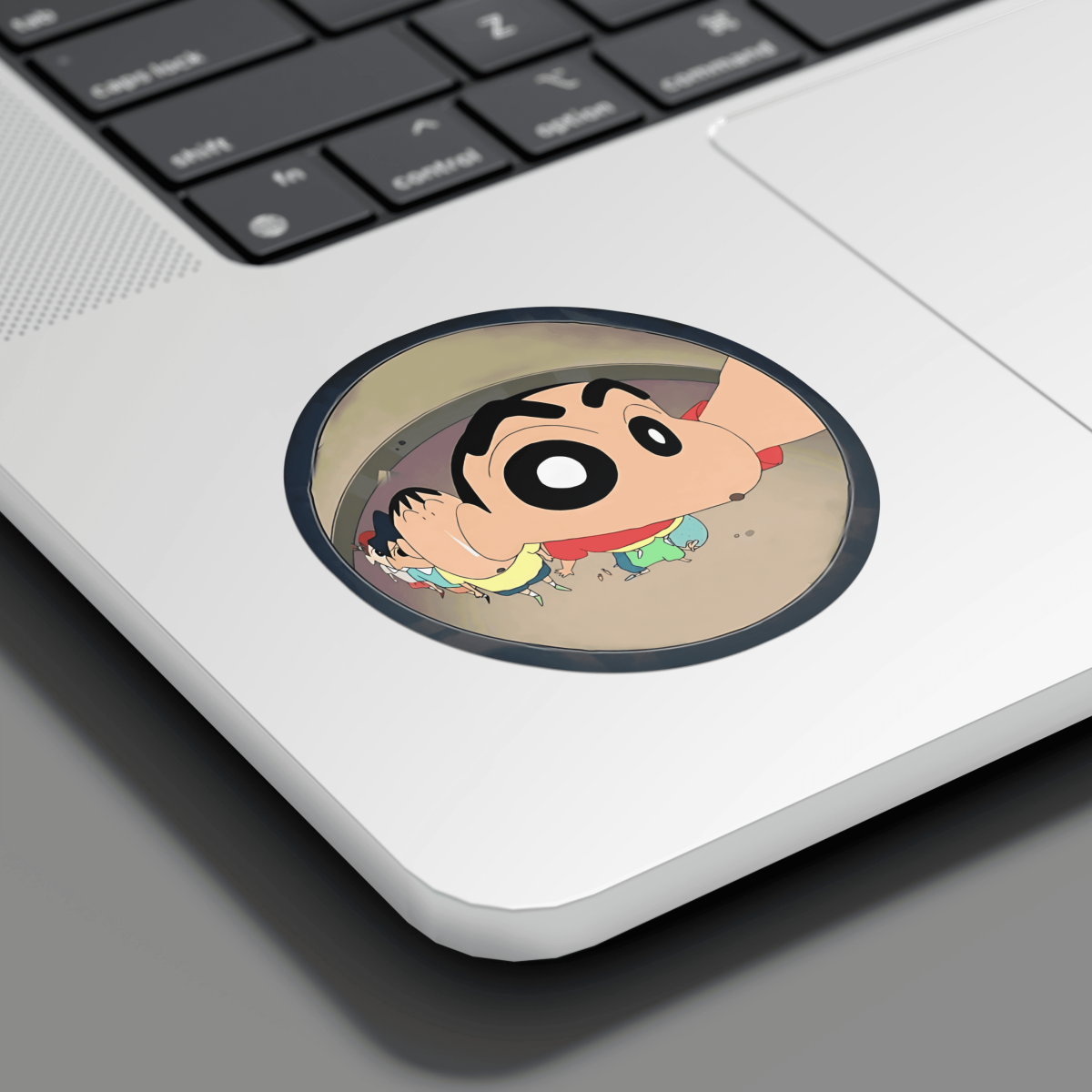 Highfive 3x3 inches Shinchan Door Eye Sticker Self adhesive - Image 2