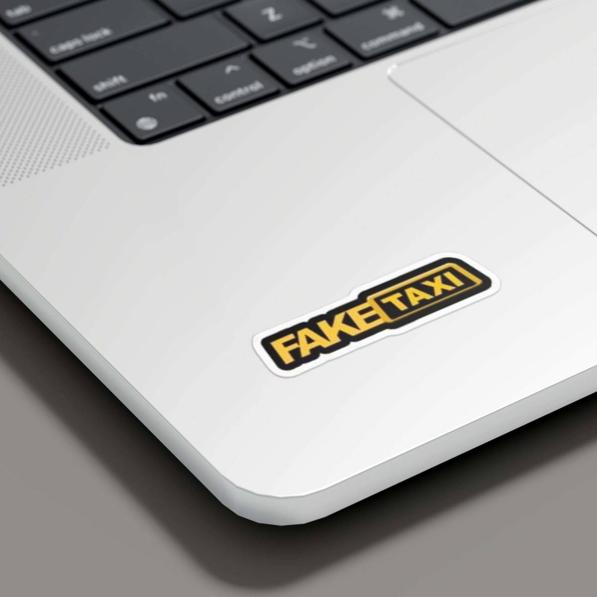 Highfive 3x3 inches Fake Taxi Sticker Self adhesive - Image 2