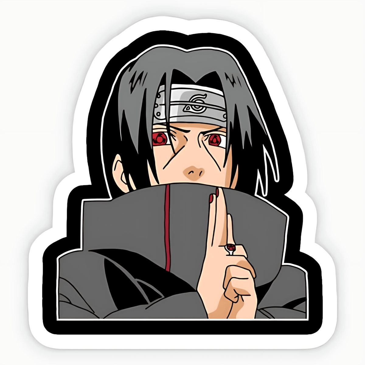 Highfive 3x3 inches Itachi Sharingan Sticker self adhesive