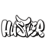 Highfive 3x3 inches Hustler Sticker self adhesive