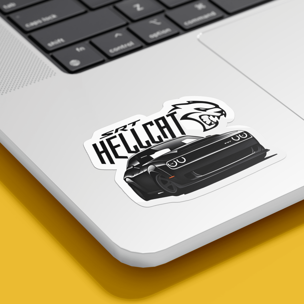 Highfive 3x3 inches SRT Hellcat Mustang Sticker self adhesive - Image 2