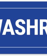 Highfive Plastic Washroom Name self adhesive