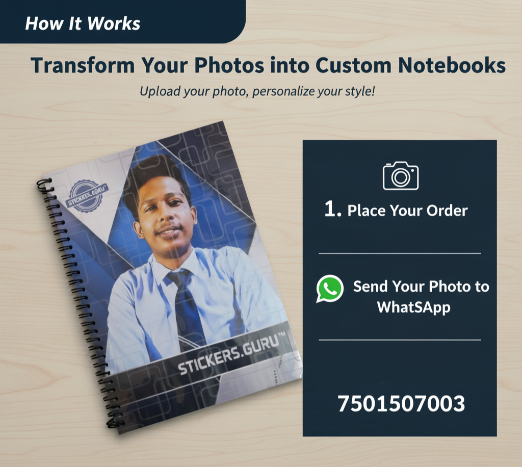 Customised own image print notebooks - Image 2