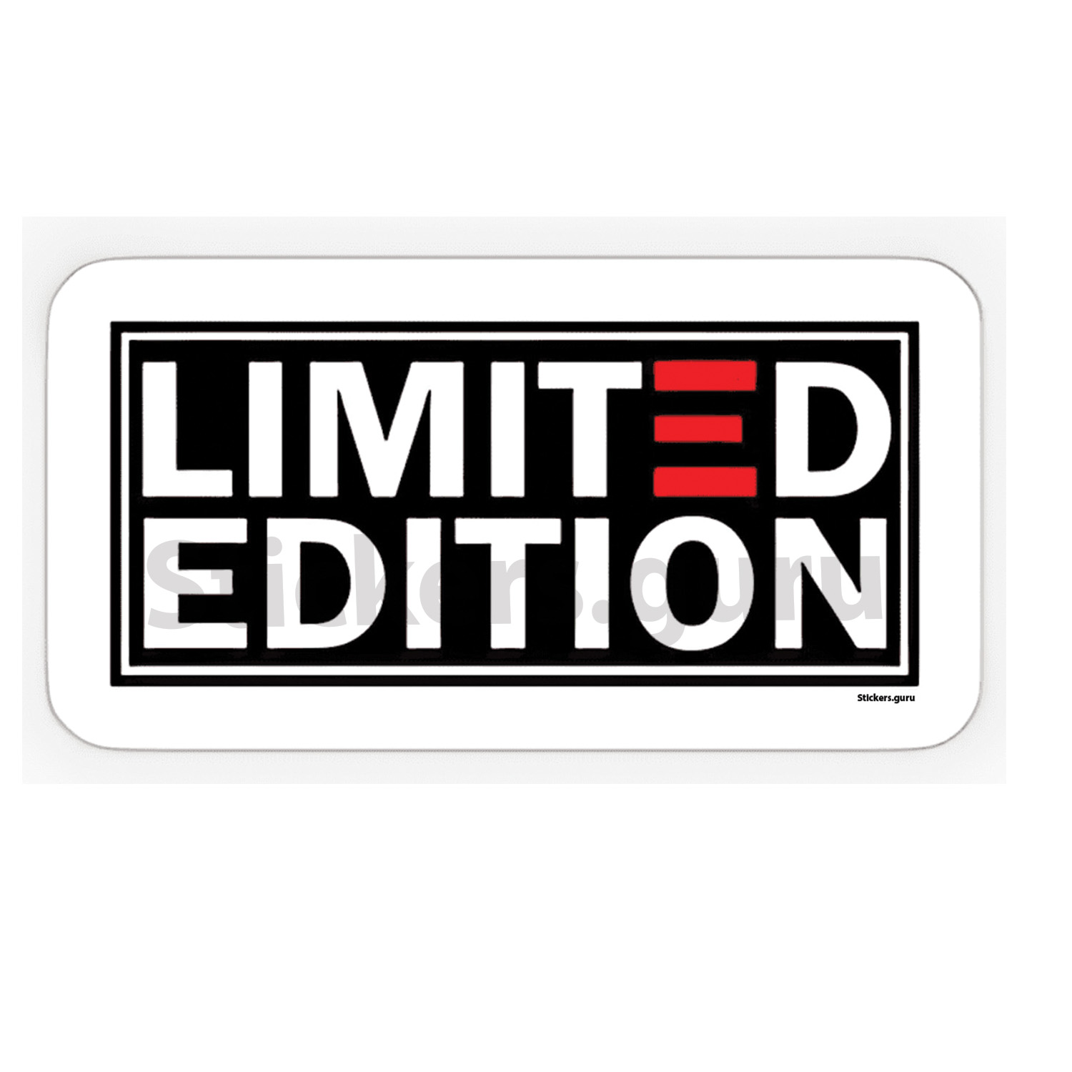 Limited edition Sign Board Sticker self adhesive